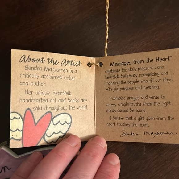 You are an angel hanging ornament by artist Sandra Magsamen - Picture 2 of 4
